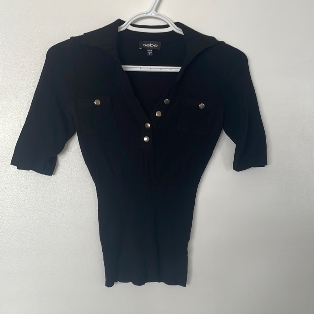 Bebe 3/4 length sleeve light sweater